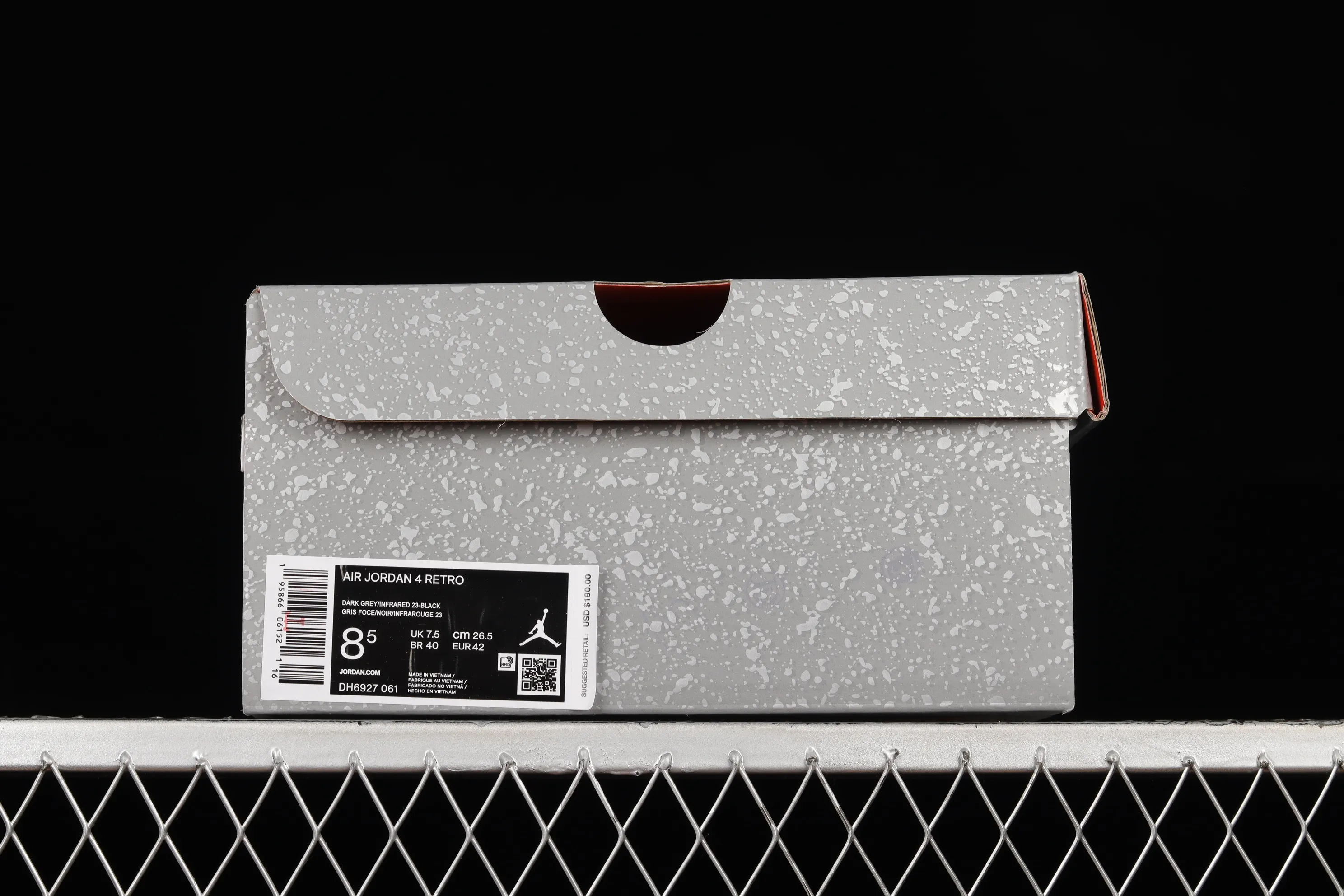 All Categories Air Jordan Jordan Series Basketball Shoes Air Jordan 4 Special Price Air Jordan 4 Retro "Infrared" AJ4 Joe 4 Black Gray Infrared DH6927-061